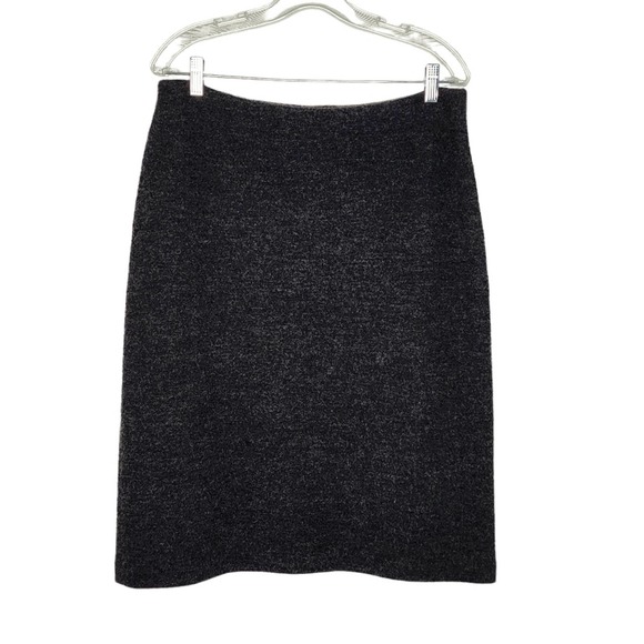 Brooks Brothers Charcoal Gray Wool Skirt 12 - Picture 1 of 4